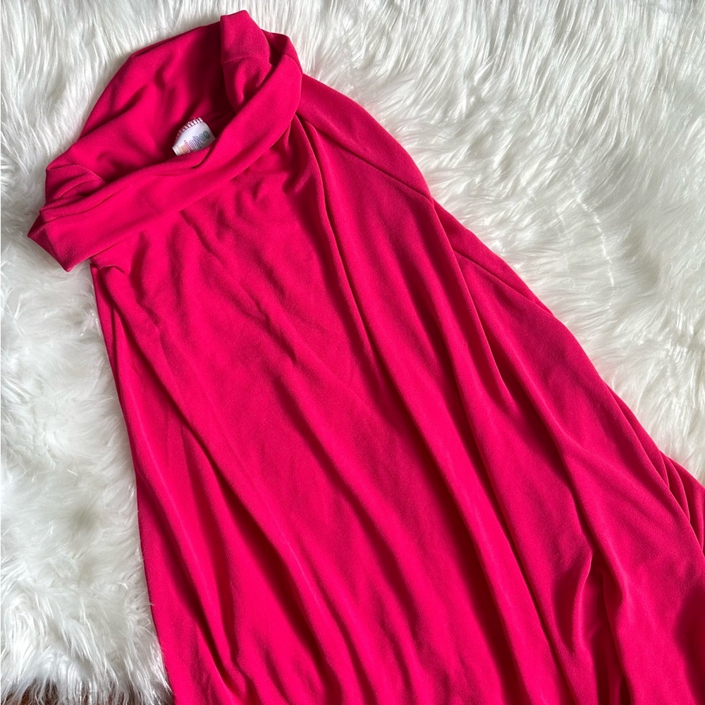 Lk New! Lularoe Hot Pink Maxi Skirt
